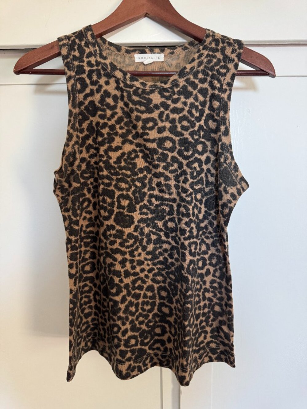 Socialite Leopard Print Tank | XS